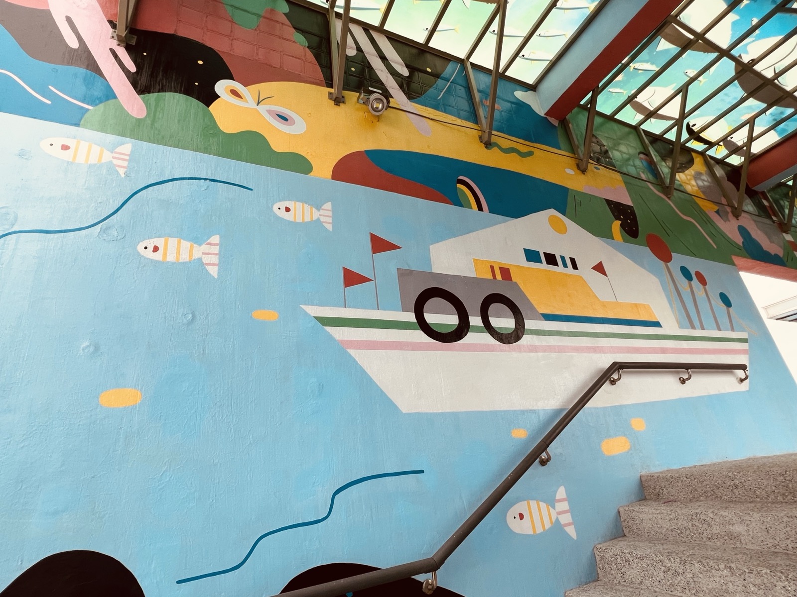 Image 10 — Zhongyun Harbor wall mural 23' × 91' 10" (×2)