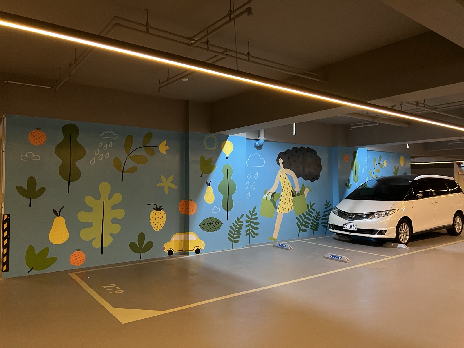 Image 10 — Parking wall 6' 7" × 31' 6"